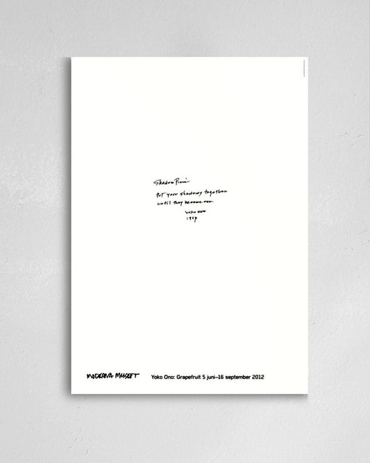 Shadow Pieceポスター【Yoko Ono│オノ・ヨーコ】(100cm×70cm)