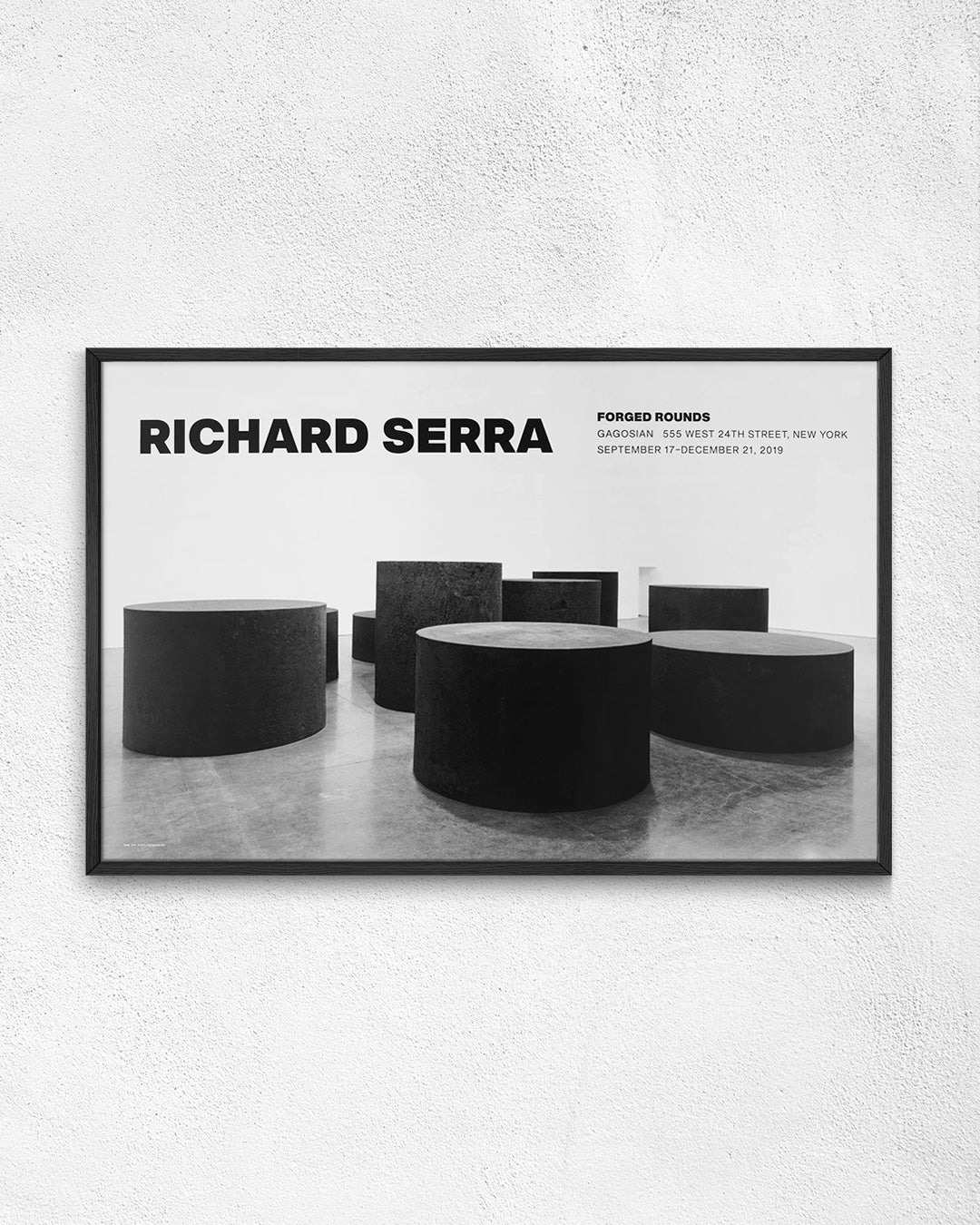 Nine, 2019ポスター【Richard Serra│リチャード・セラ】(99cm×63.5cm)