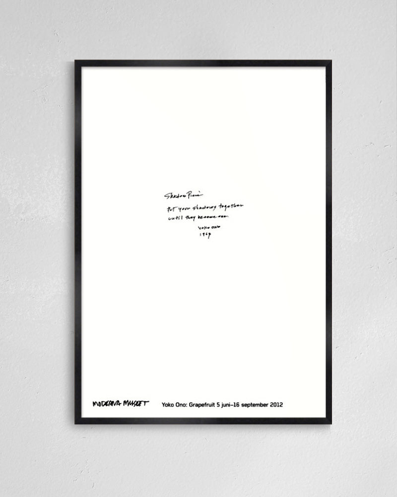 Shadow Pieceポスター【Yoko Ono│オノ・ヨーコ】(100cm×70cm)