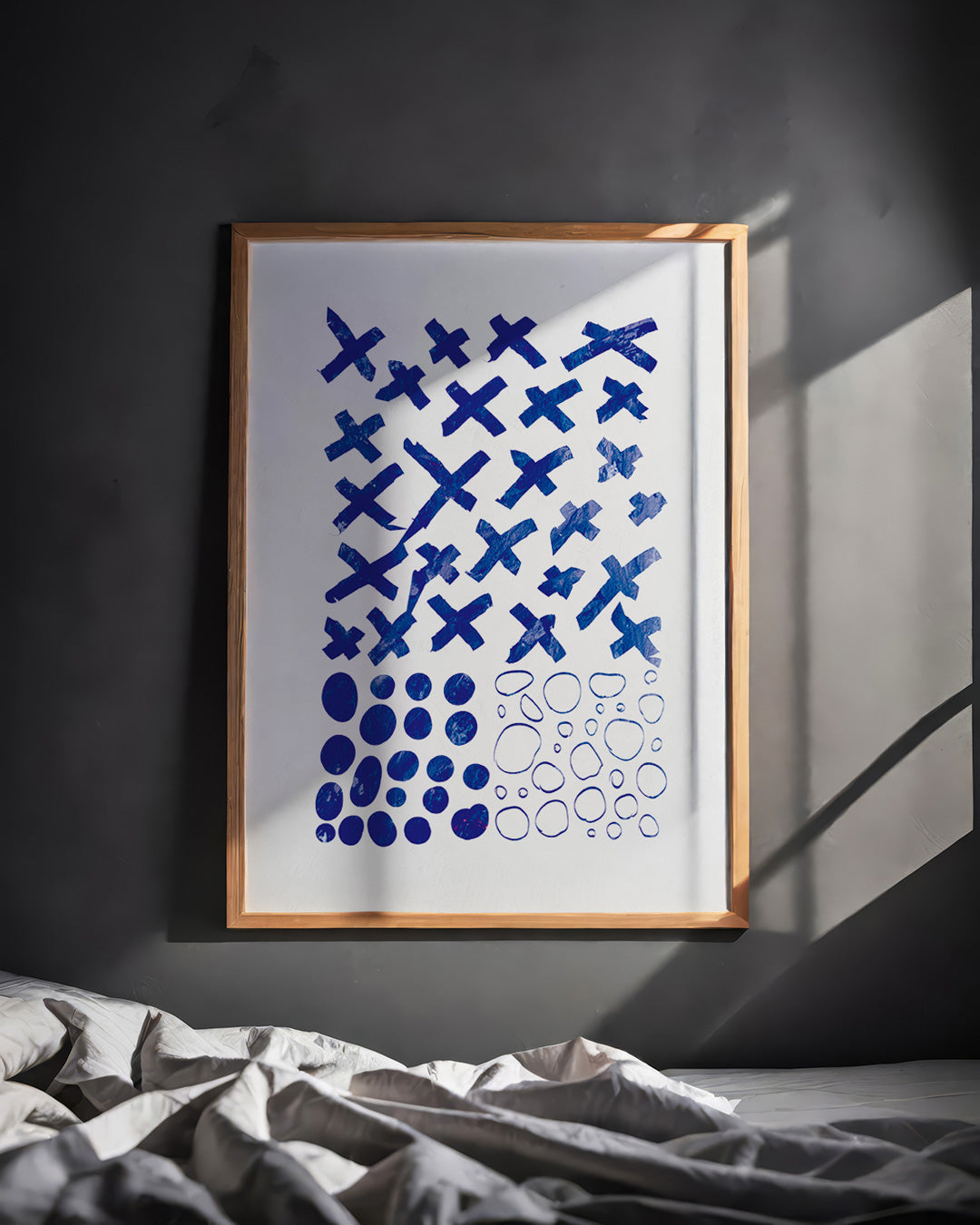 【ポスターのみ】BlueAbstractアートポスター(A2,A3)