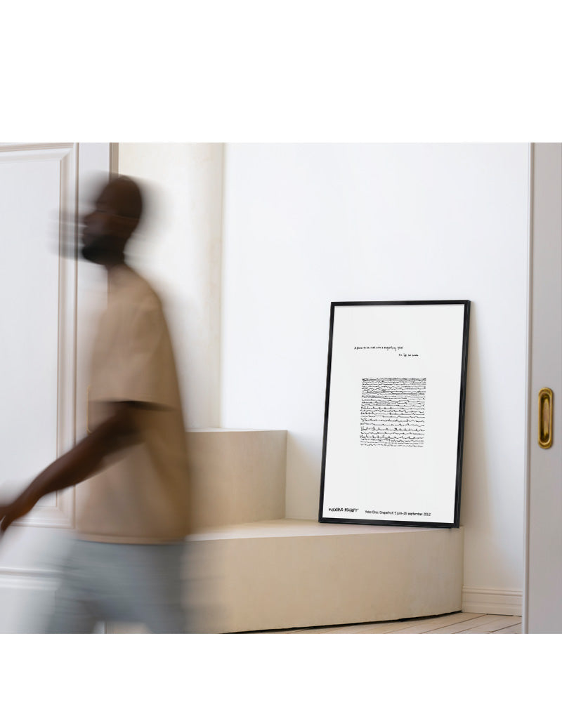A poem to be read with a magnifying glass.ポスター【Yoko Ono│オノ・ヨーコ】(100cm×70cm)