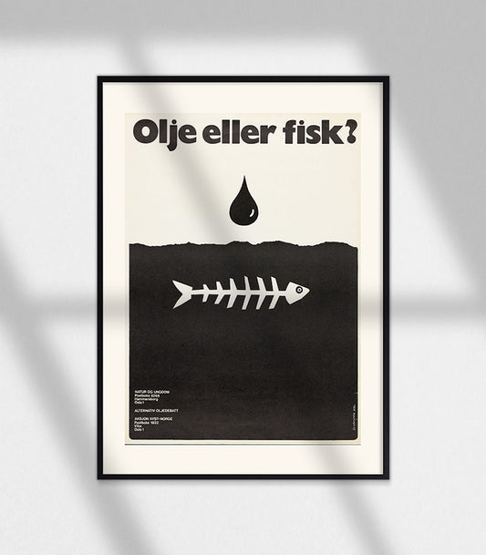 【ポスターのみ】Oil or Fish?アートポスター(A2,A3)