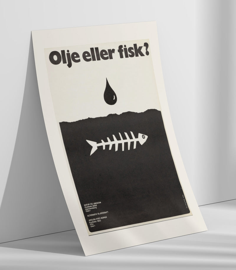 【ポスターのみ】Oil or Fish?アートポスター(A2,A3)