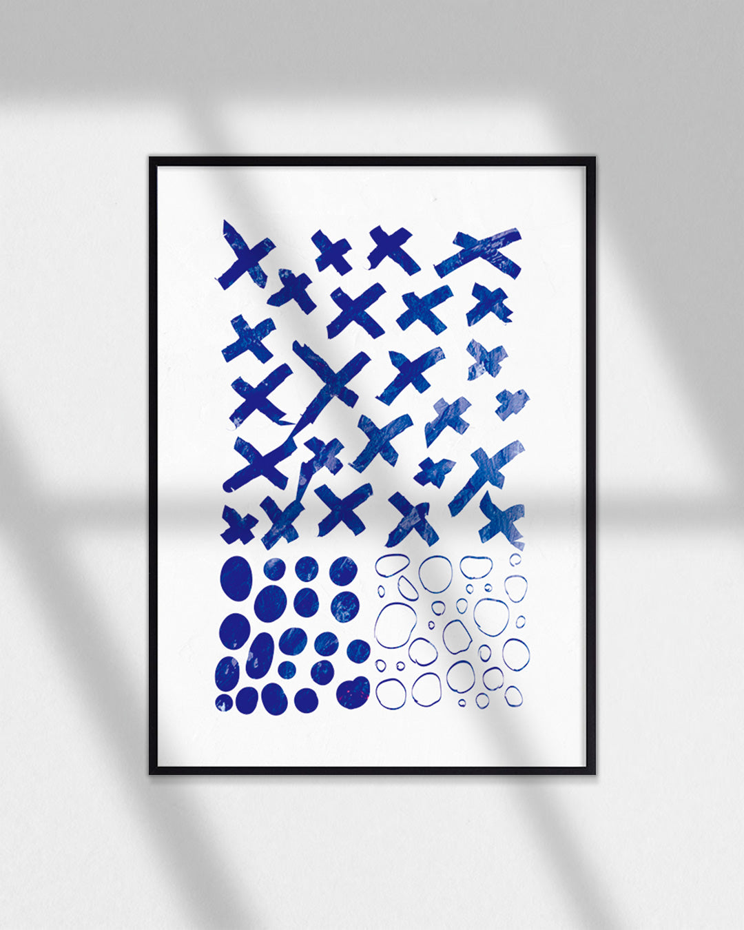 【ポスターのみ】BlueAbstractアートポスター(A2,A3)