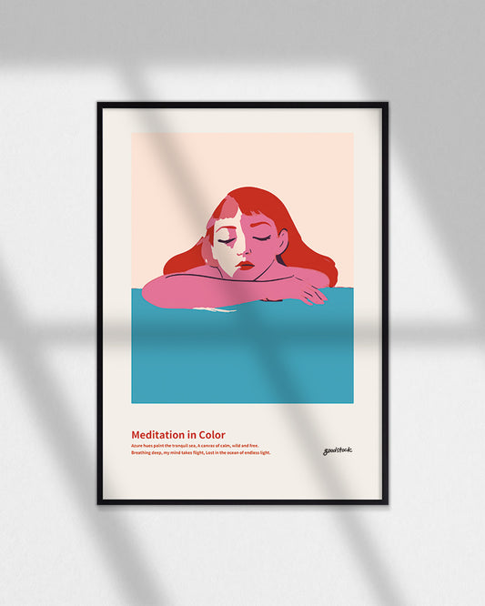 【ポスターのみ】Meditation in Colorアートポスター(A2,A3)