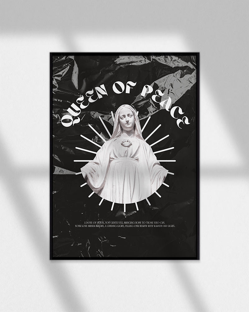 【ポスターのみ】Queen of Peace – Sacred Elegance Posterアートポスター(A2,A3)