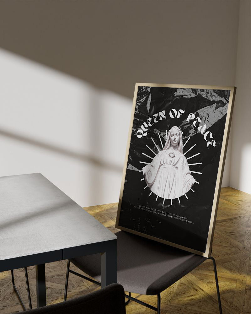 【ポスターのみ】Queen of Peace – Sacred Elegance Posterアートポスター(A2,A3)