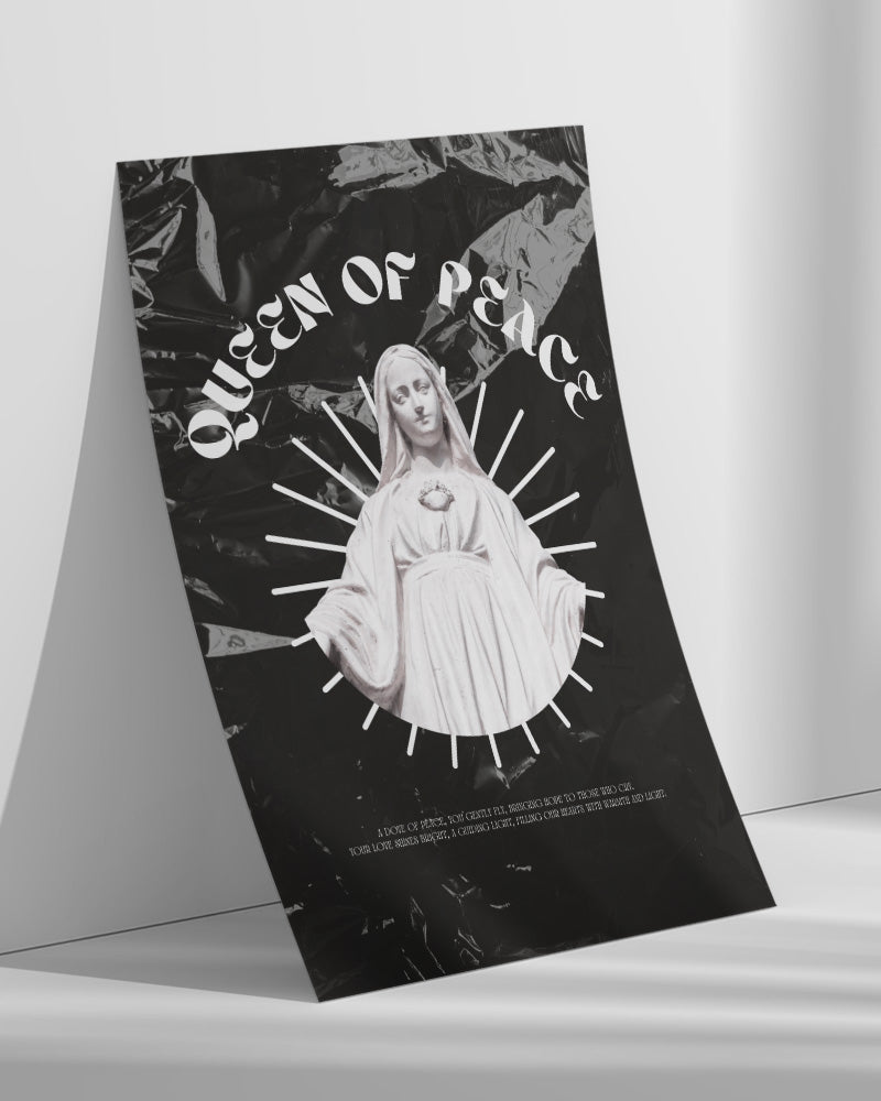 【ポスターのみ】Queen of Peace – Sacred Elegance Posterアートポスター(A2,A3)