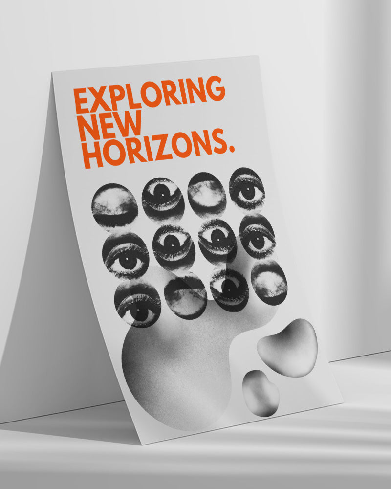 【ポスターのみ】Exploring New Horizons – Surreal Vision Posterアートポスター(A2,A3)