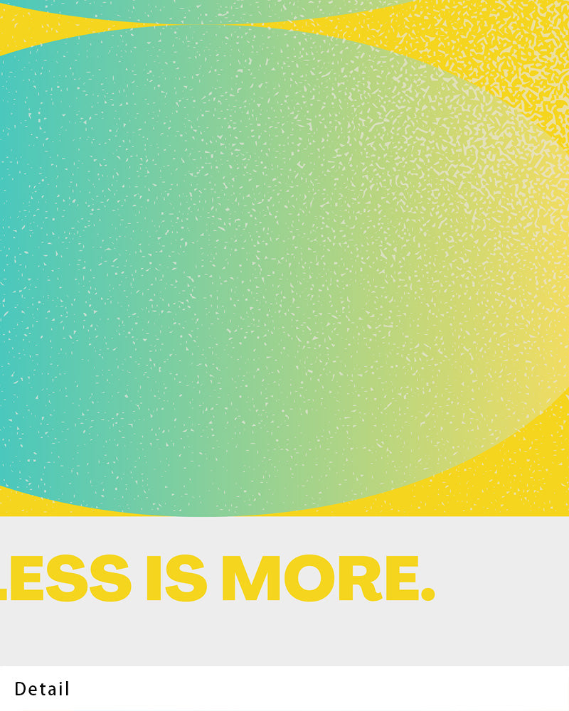 【ポスターのみ】Less is More – Minimalist Gradient Posterアートポスター(A2,A3)