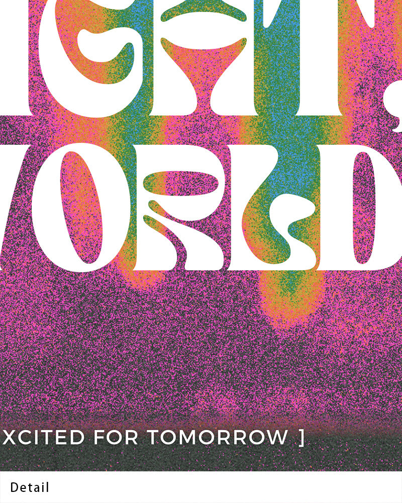 【ポスターのみ】Good Night, World – Dreamy Spectrum Posterアートポスター(A2,A3)