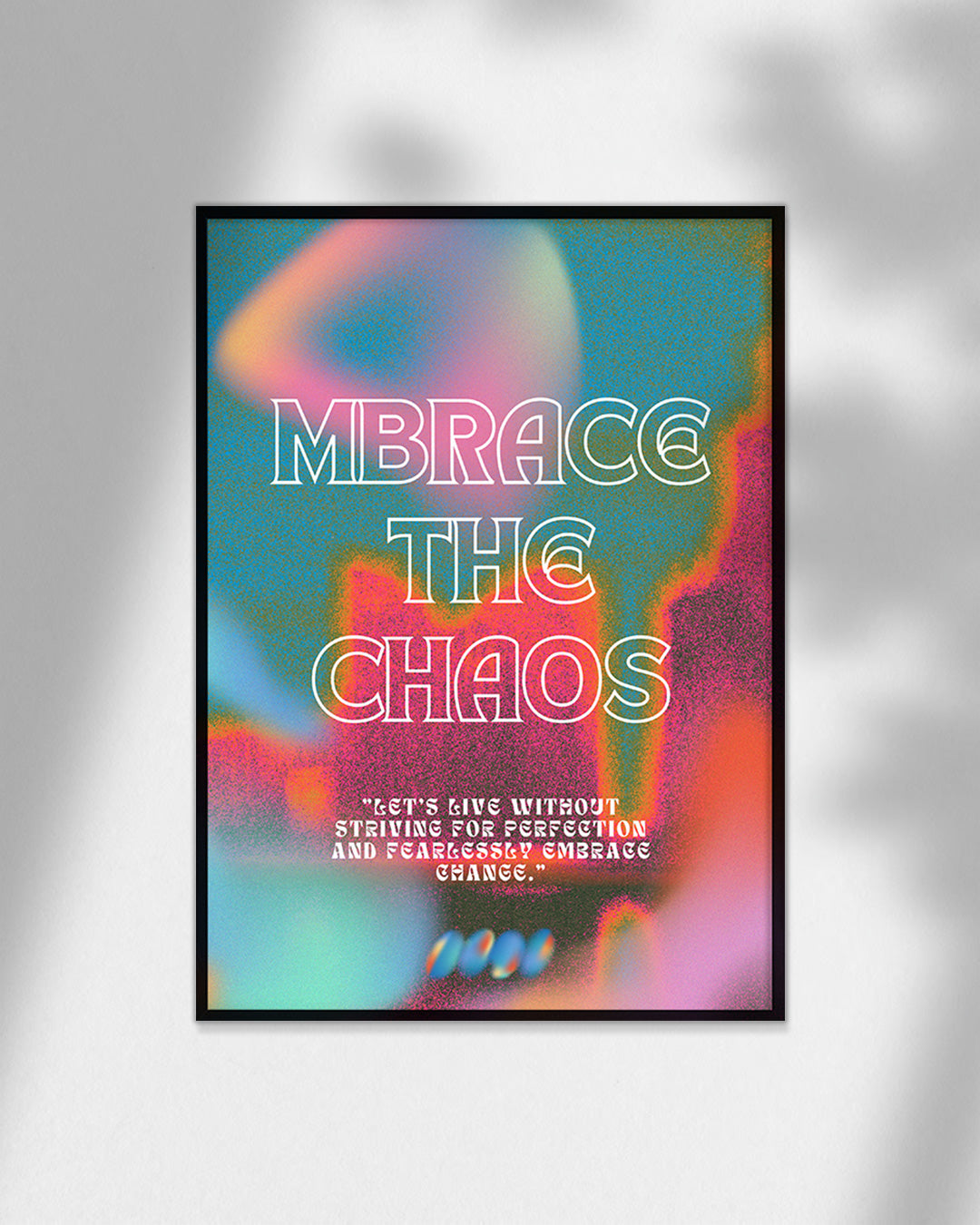 【ポスターのみ】Embrace the Chaos – Fluid Energy Posterアートポスター(A2,A3)