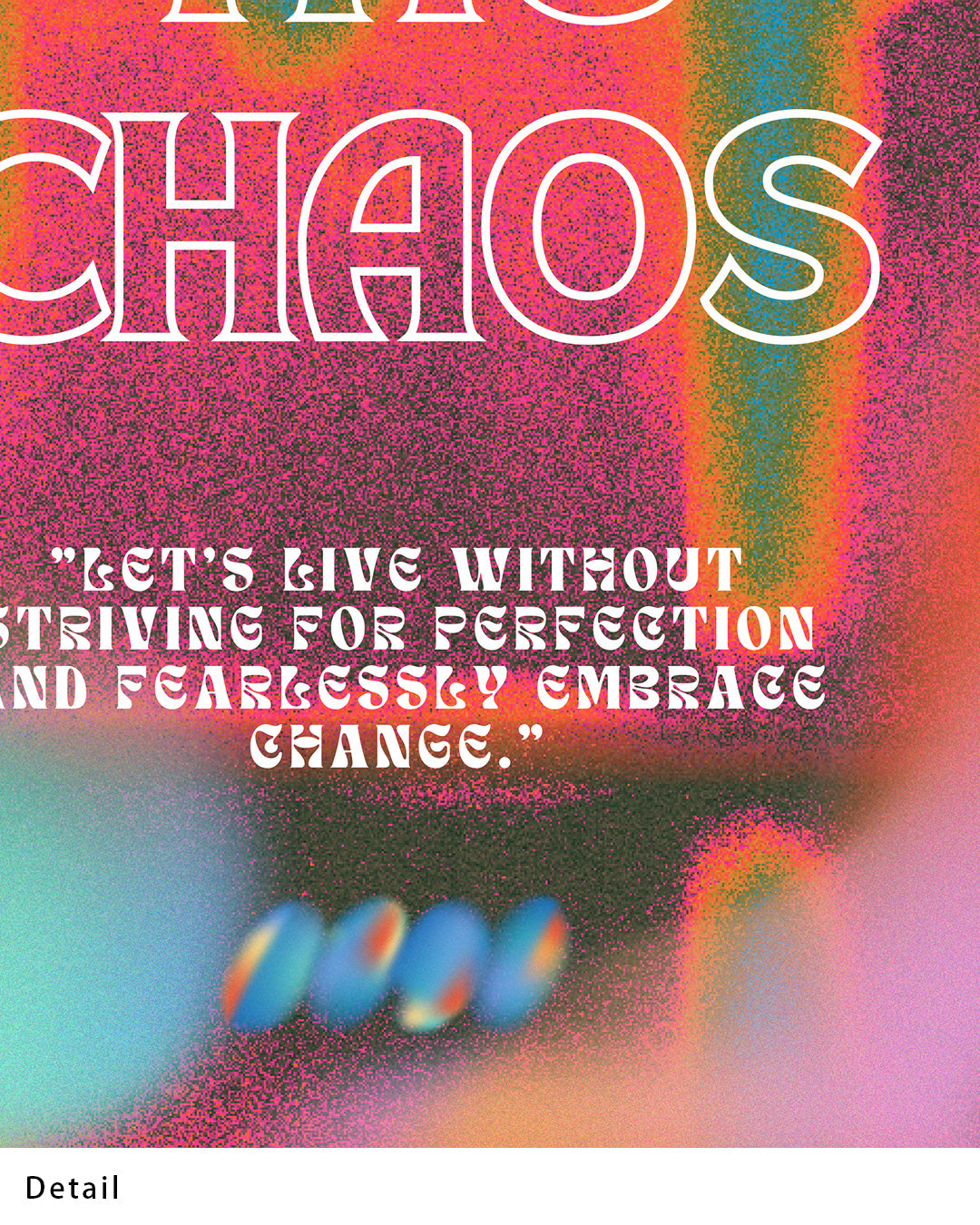 【ポスターのみ】Embrace the Chaos – Fluid Energy Posterアートポスター(A2,A3)