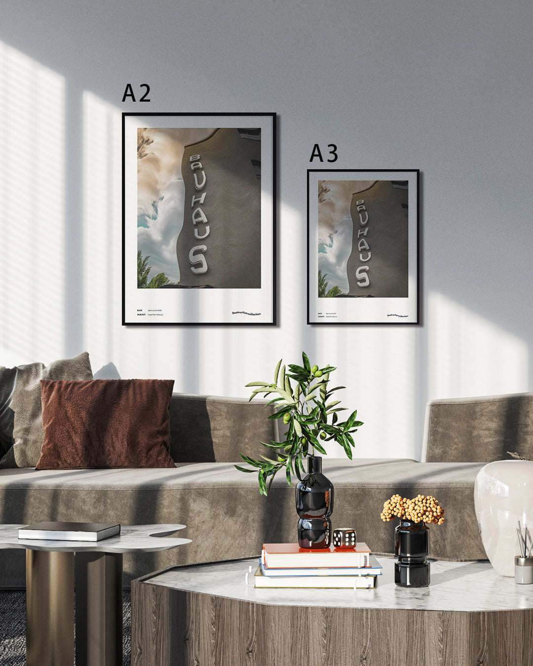 【ポスターのみ】Bauhaus Deconstructed – Imperfect Beauty Posterアートポスター(A2,A3)