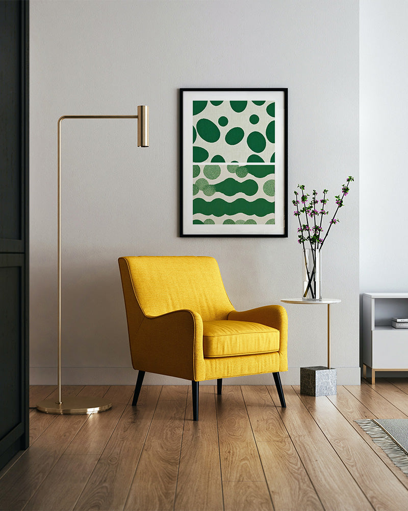 【ポスターのみ】Organic Dots – Abstract Pattern Posterアートポスター(A2,A3)