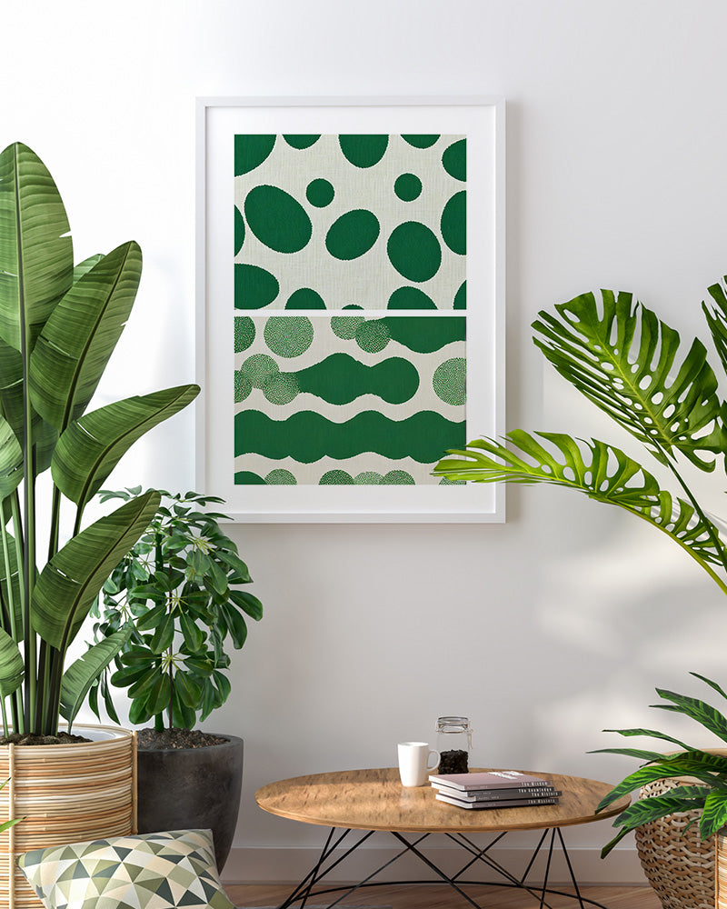 【ポスターのみ】Organic Dots – Abstract Pattern Posterアートポスター(A2,A3)