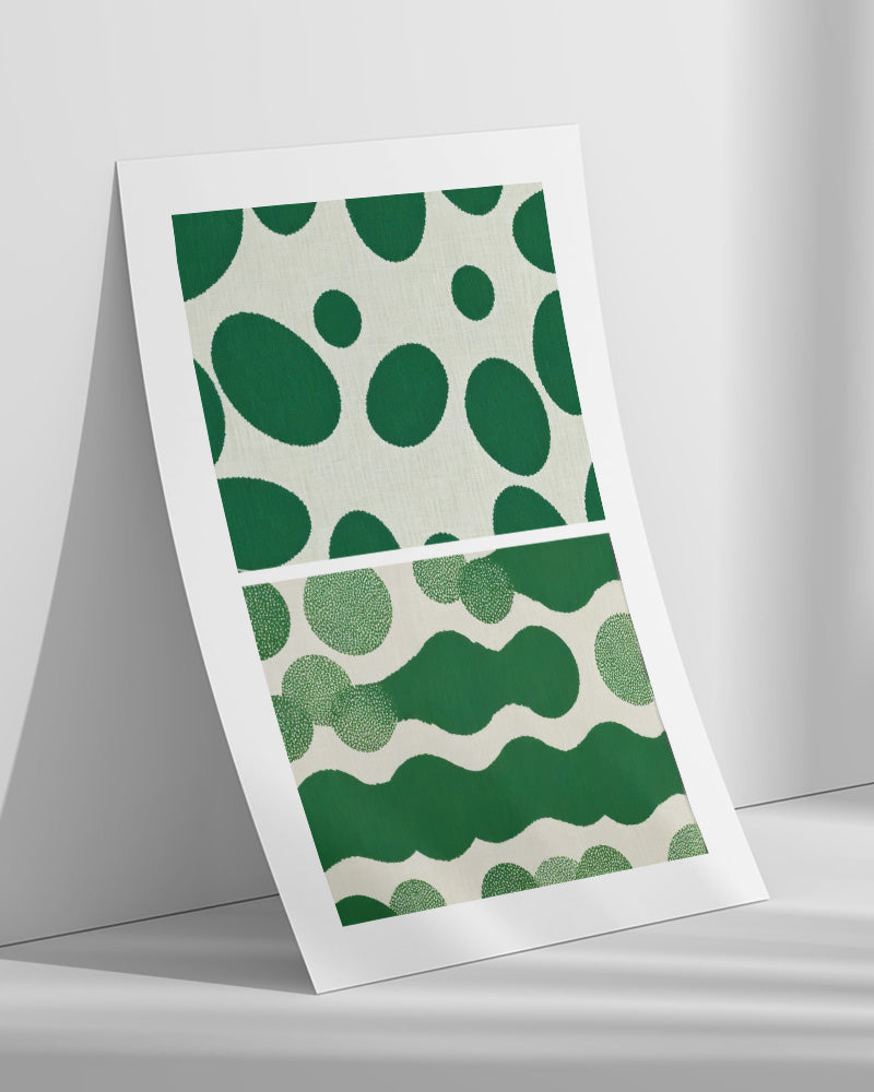 【ポスターのみ】Organic Dots – Abstract Pattern Posterアートポスター(A2,A3)