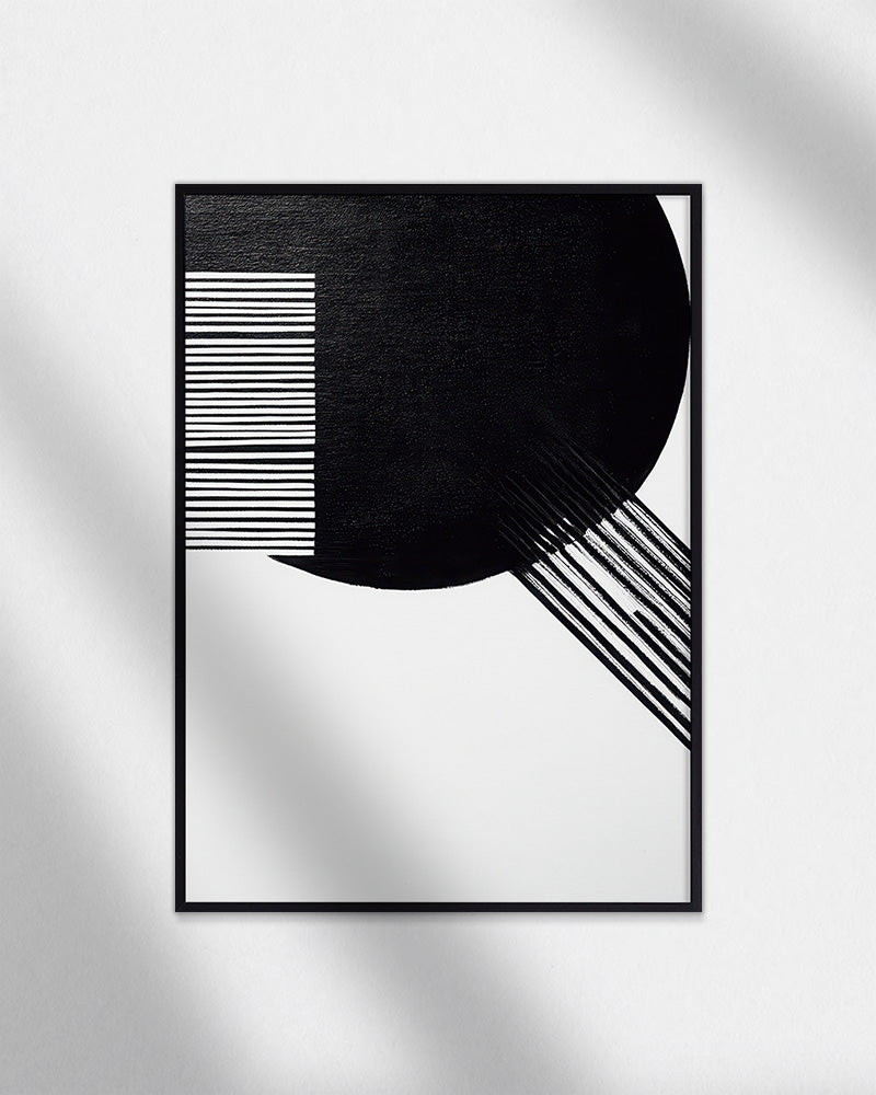 【ポスターのみ】Bold Balance – Minimal Geometric Posterアートポスター(A2,A3)
