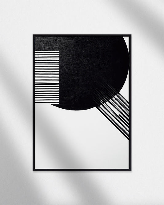 【ポスターのみ】Bold Balance – Minimal Geometric Posterアートポスター(A2,A3)