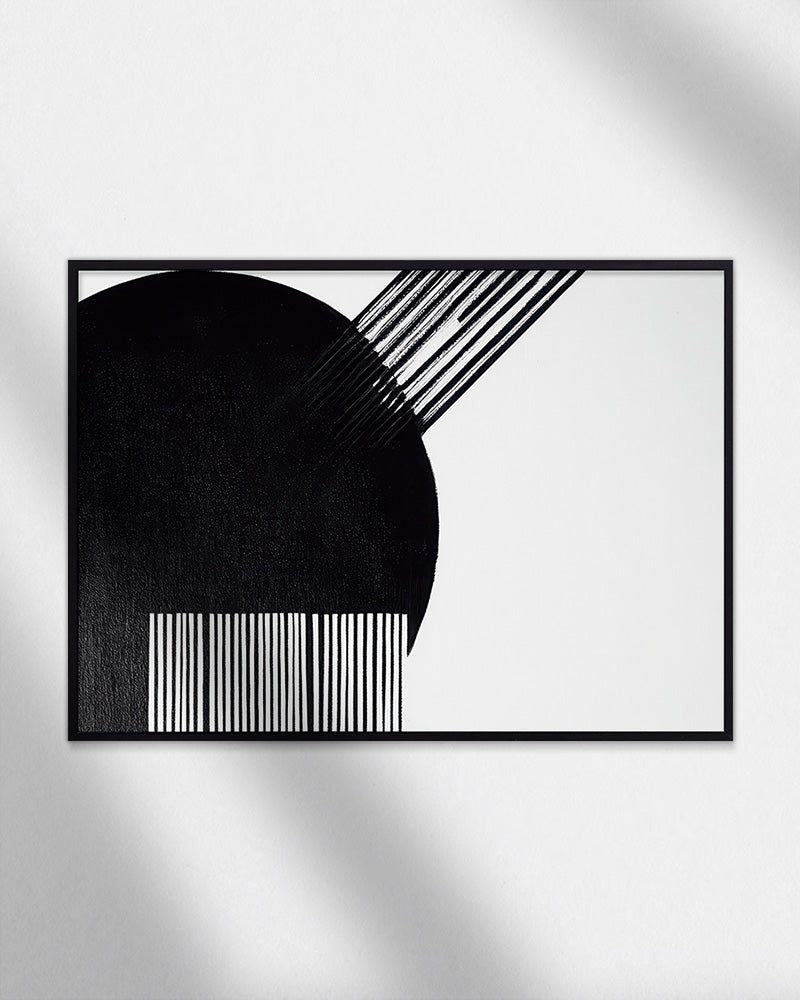 【ポスターのみ】Bold Balance – Minimal Geometric Posterアートポスター(A2,A3)