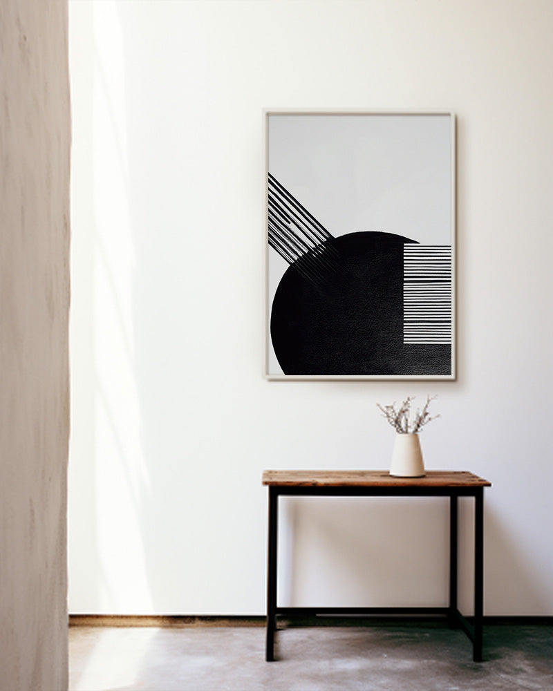 【ポスターのみ】Bold Balance – Minimal Geometric Posterアートポスター(A2,A3)