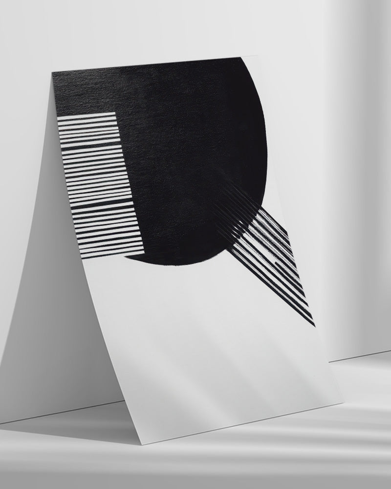 【ポスターのみ】Bold Balance – Minimal Geometric Posterアートポスター(A2,A3)