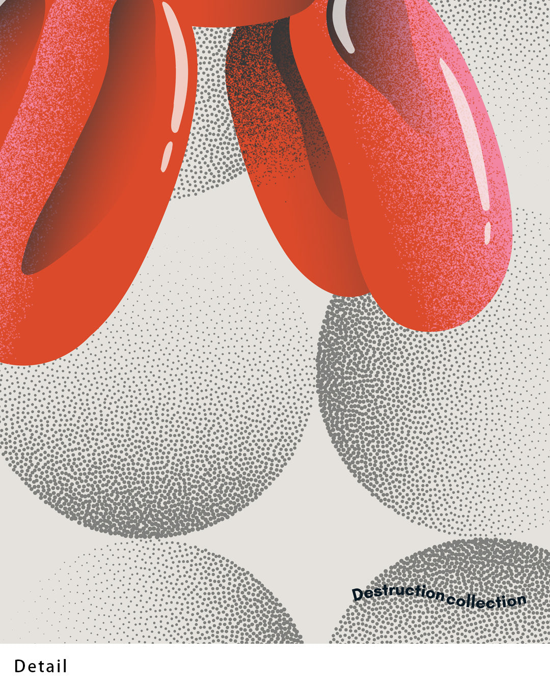 【ポスターのみ】Balloon Dog Reimagined – Pop Art Deconstruction Posterアートポスター(A2,A3)