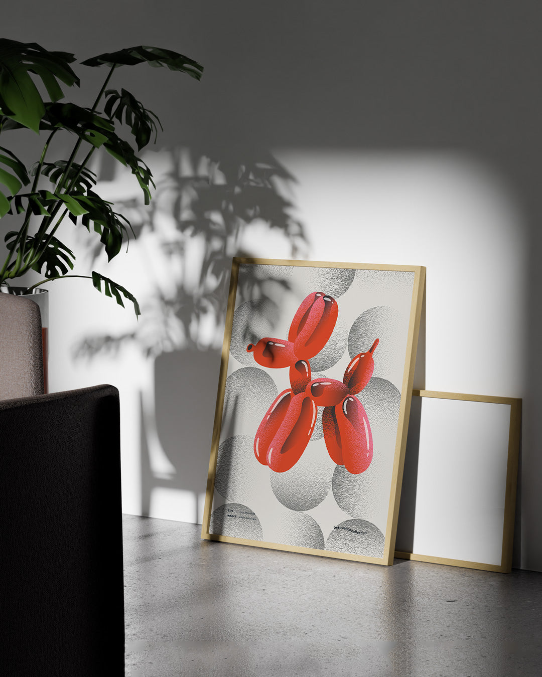 【ポスターのみ】Balloon Dog Reimagined – Pop Art Deconstruction Posterアートポスター(A2,A3)