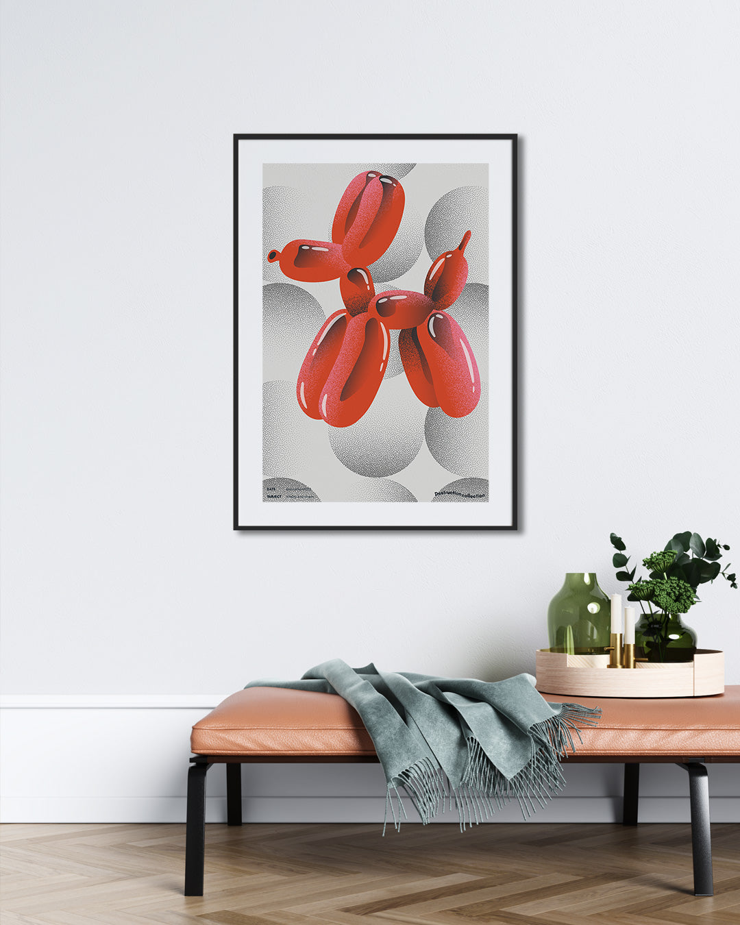 【ポスターのみ】Balloon Dog Reimagined – Pop Art Deconstruction Posterアートポスター(A2,A3)