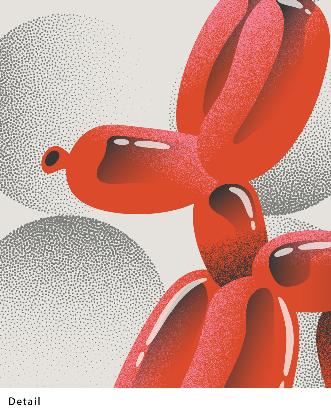 【ポスターのみ】Balloon Dog Reimagined – Pop Art Deconstruction Posterアートポスター(A2,A3)