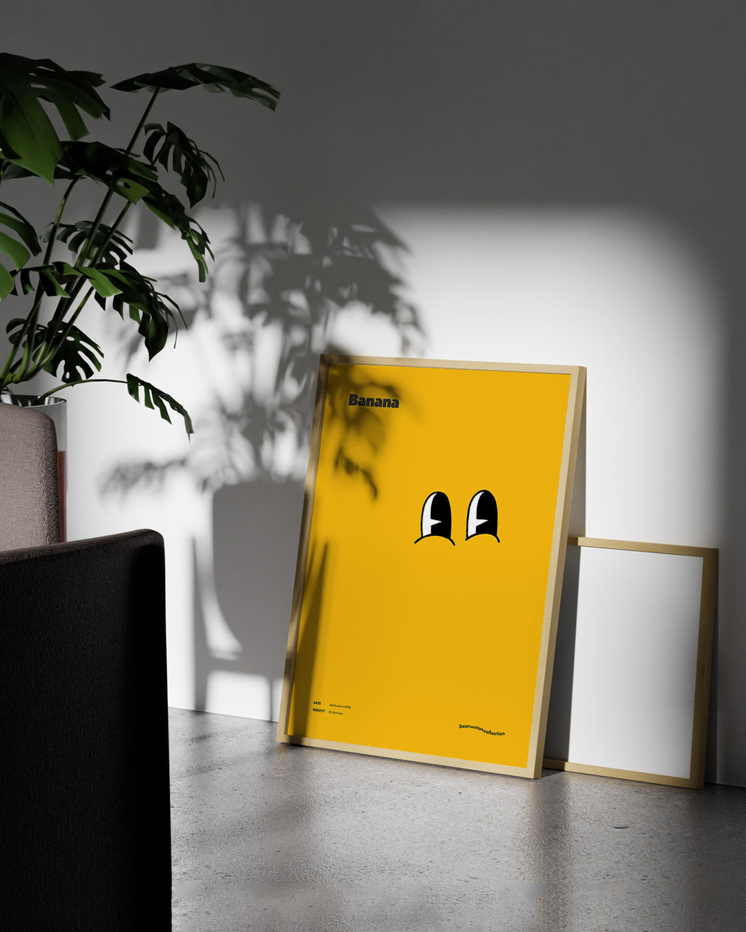 【ポスターのみ】Mr. Banana – Minimal Pop Art Posterアートポスター(A2,A3)