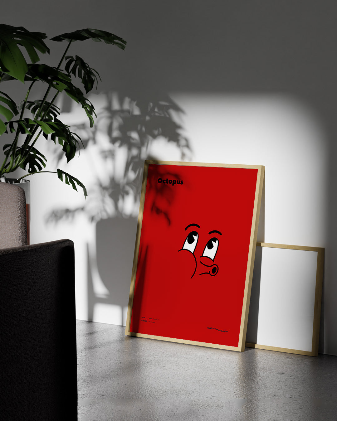 【ポスターのみ】Mr. Octopus – Minimal Pop Art Posterアートポスター(A2,A3)