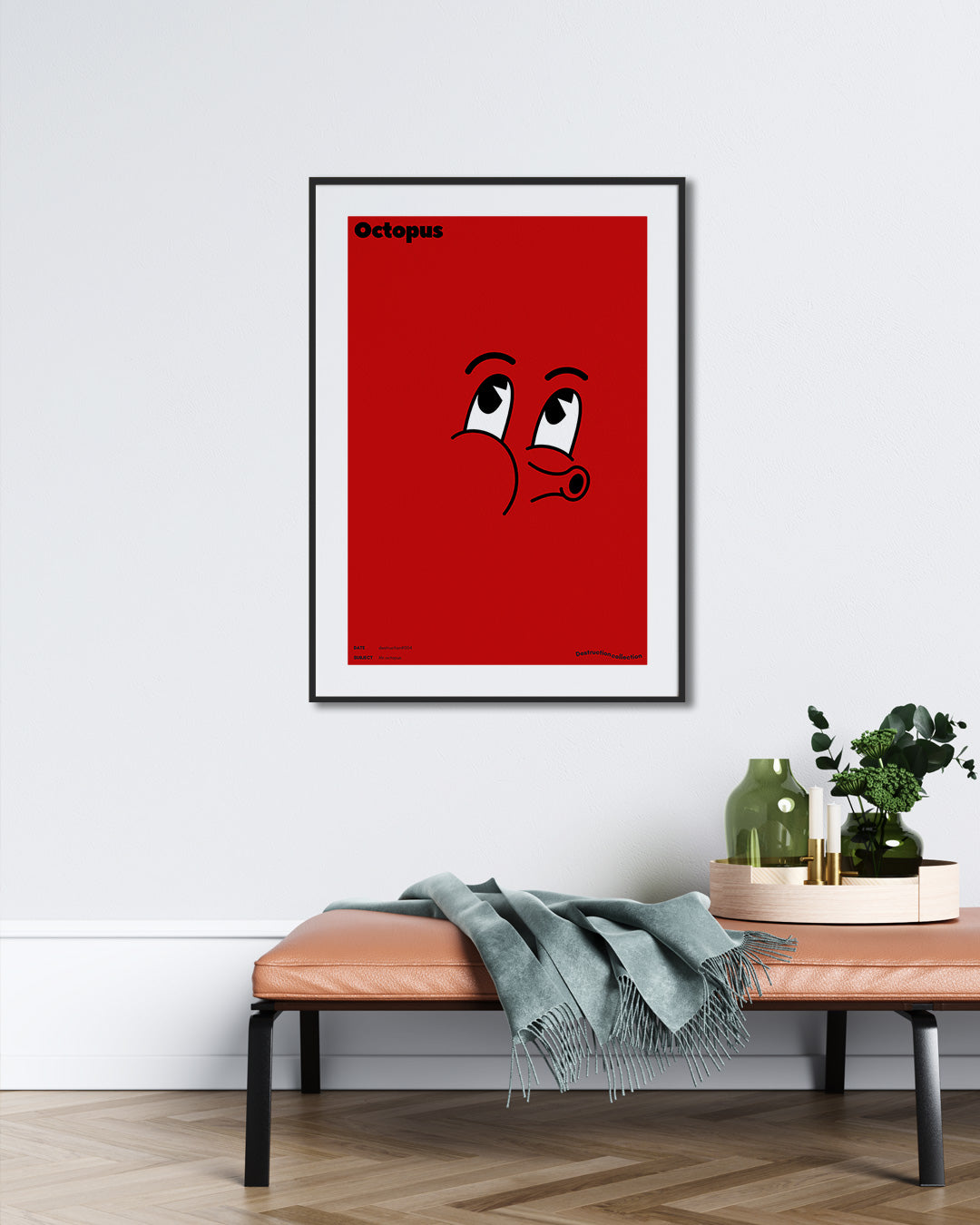 【ポスターのみ】Mr. Octopus – Minimal Pop Art Posterアートポスター(A2,A3)