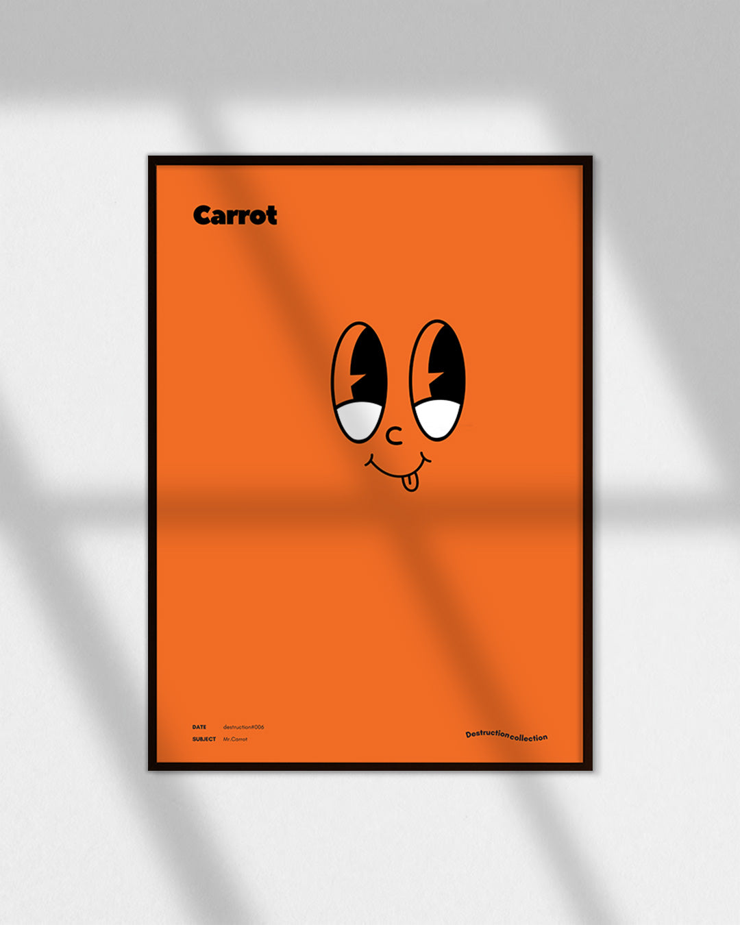 【ポスターのみ】Mr. Carrot – Playful Minimalism Posterアートポスター(A2,A3)