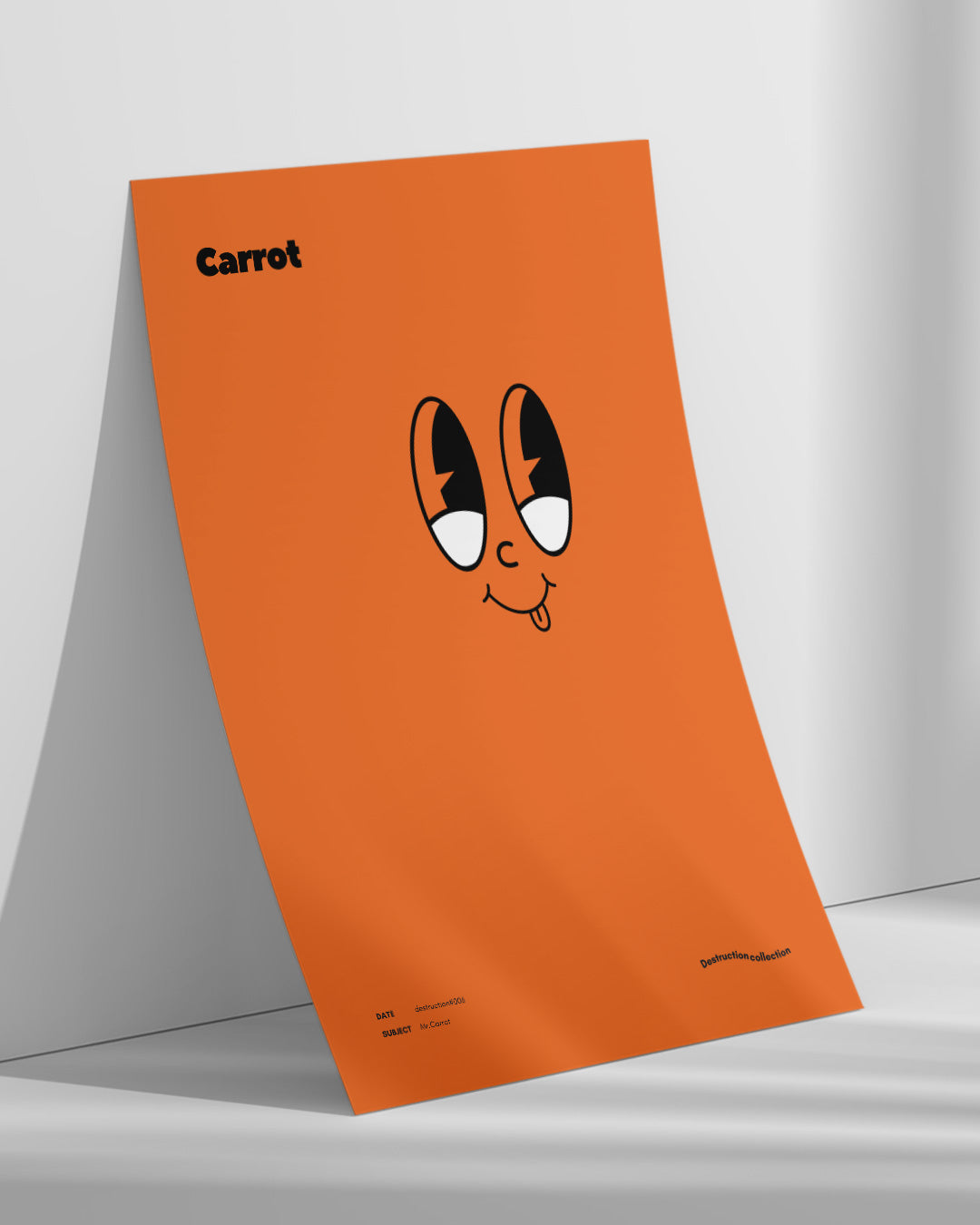 【ポスターのみ】Mr. Carrot – Playful Minimalism Posterアートポスター(A2,A3)