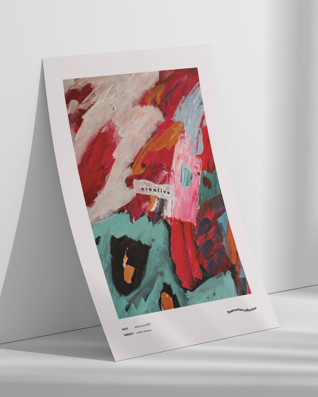 【ポスターのみ】Creative Chaos – Abstract Expressionism Posterアートポスター(A2,A3)