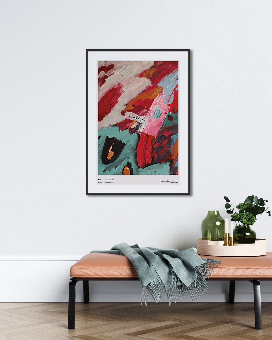 【ポスターのみ】Creative Chaos – Abstract Expressionism Posterアートポスター(A2,A3)