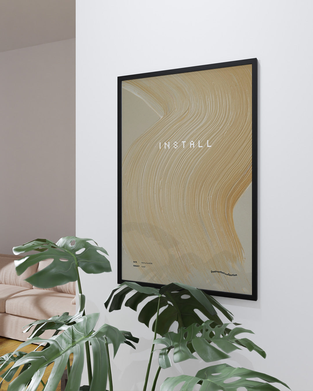 【ポスターのみ】INSTALL – Digital Meets Tactile Posterアートポスター(A2,A3)