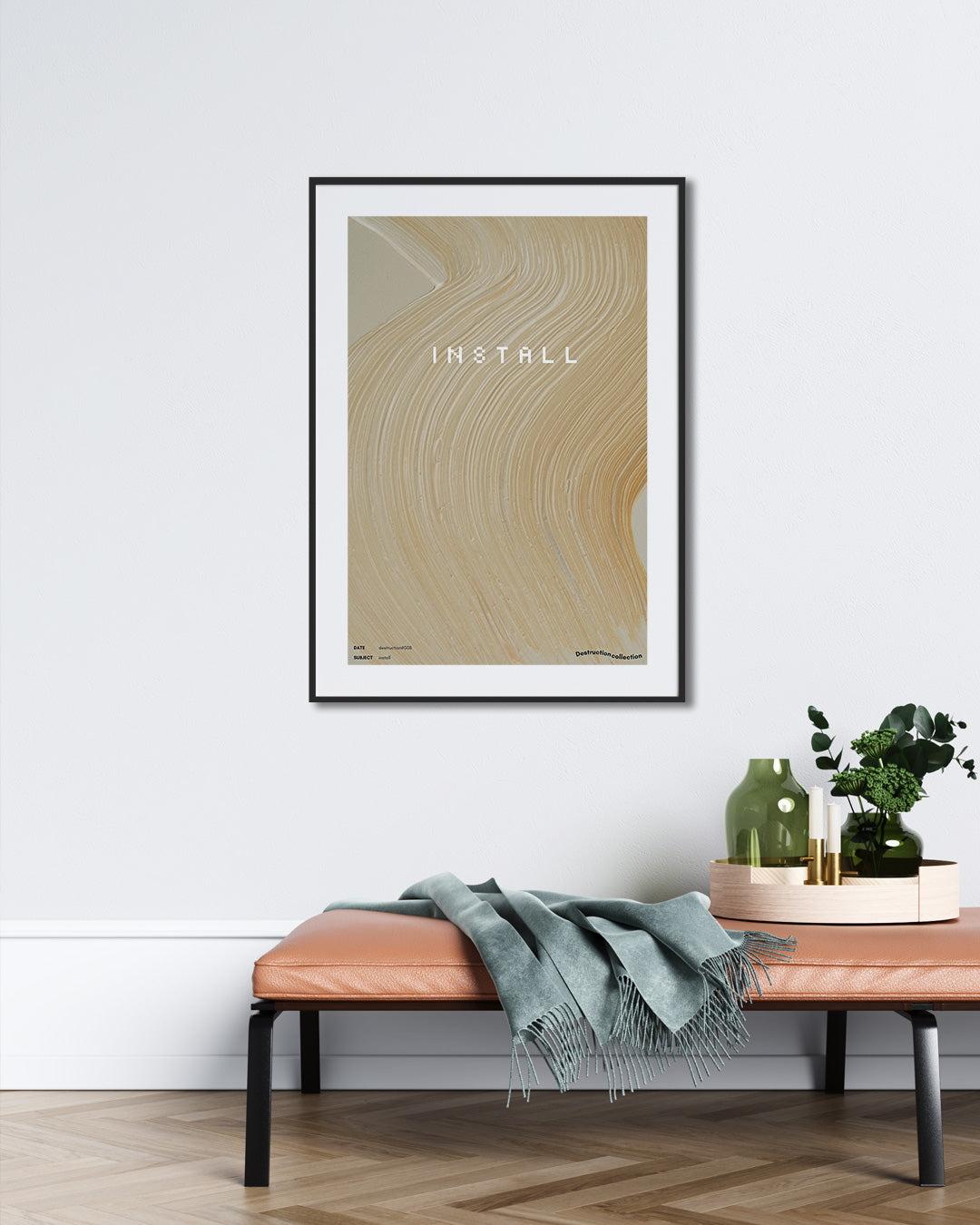 【ポスターのみ】INSTALL – Digital Meets Tactile Posterアートポスター(A2,A3)