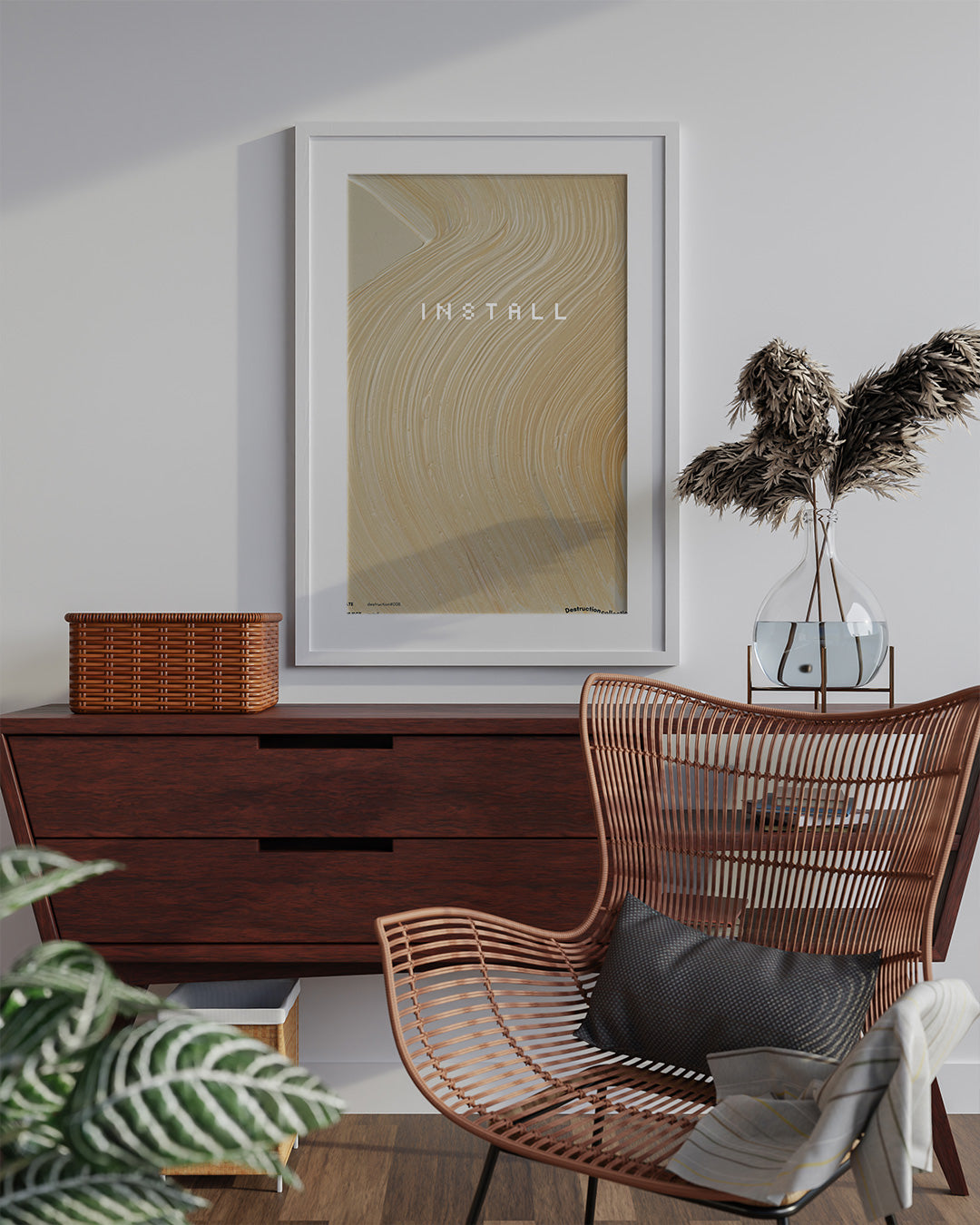 【ポスターのみ】INSTALL – Digital Meets Tactile Posterアートポスター(A2,A3)