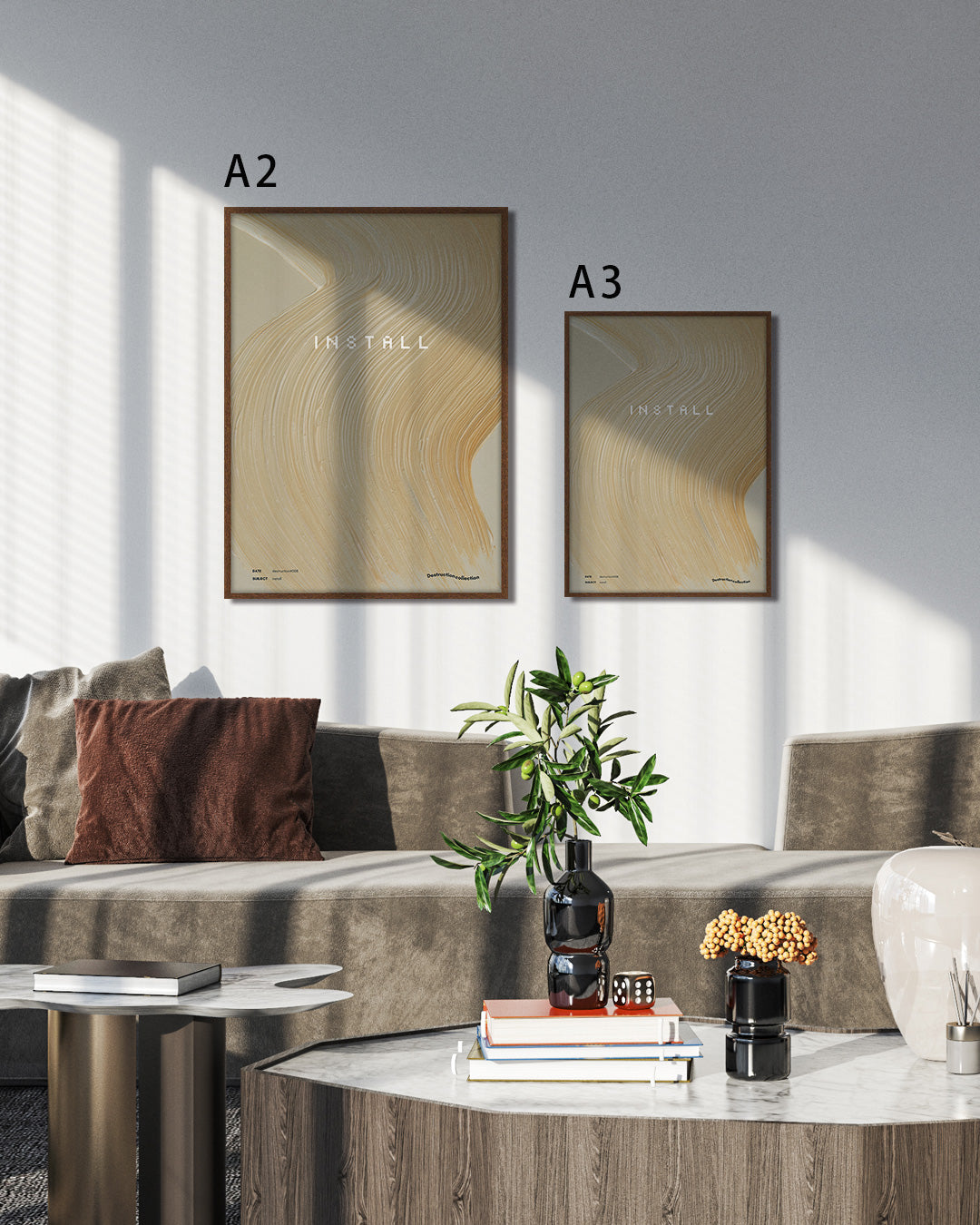 【ポスターのみ】INSTALL – Digital Meets Tactile Posterアートポスター(A2,A3)