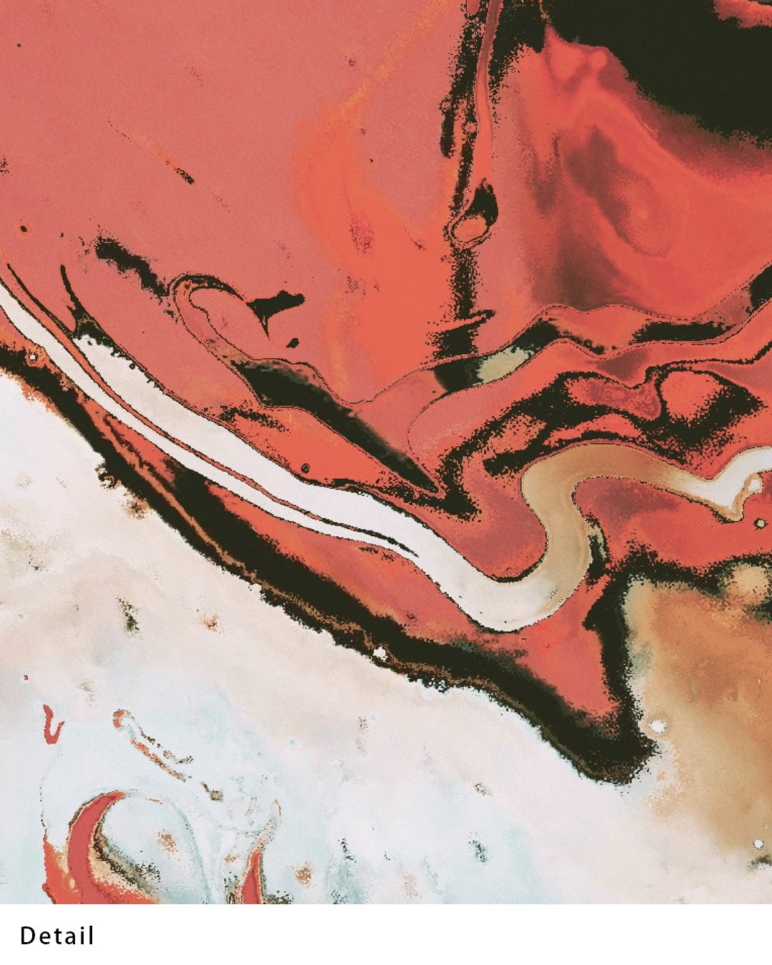 【ポスターのみ】Fluid Destruction – Abstract Flow Posterアートポスター(A2,A3)