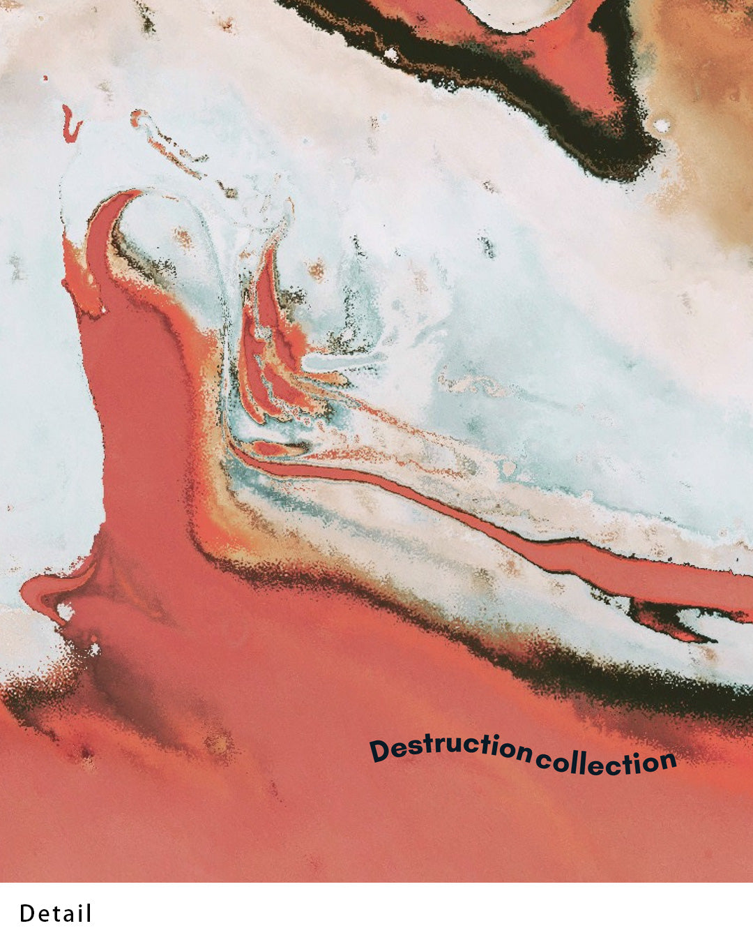 【ポスターのみ】Fluid Destruction – Abstract Flow Posterアートポスター(A2,A3)