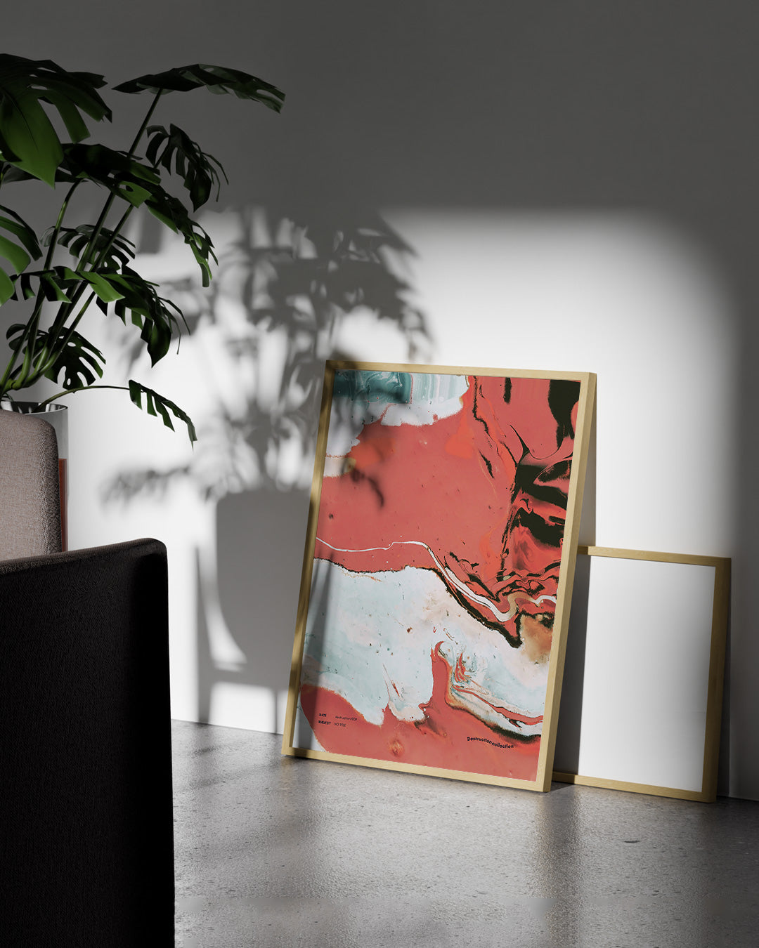 【ポスターのみ】Fluid Destruction – Abstract Flow Posterアートポスター(A2,A3)