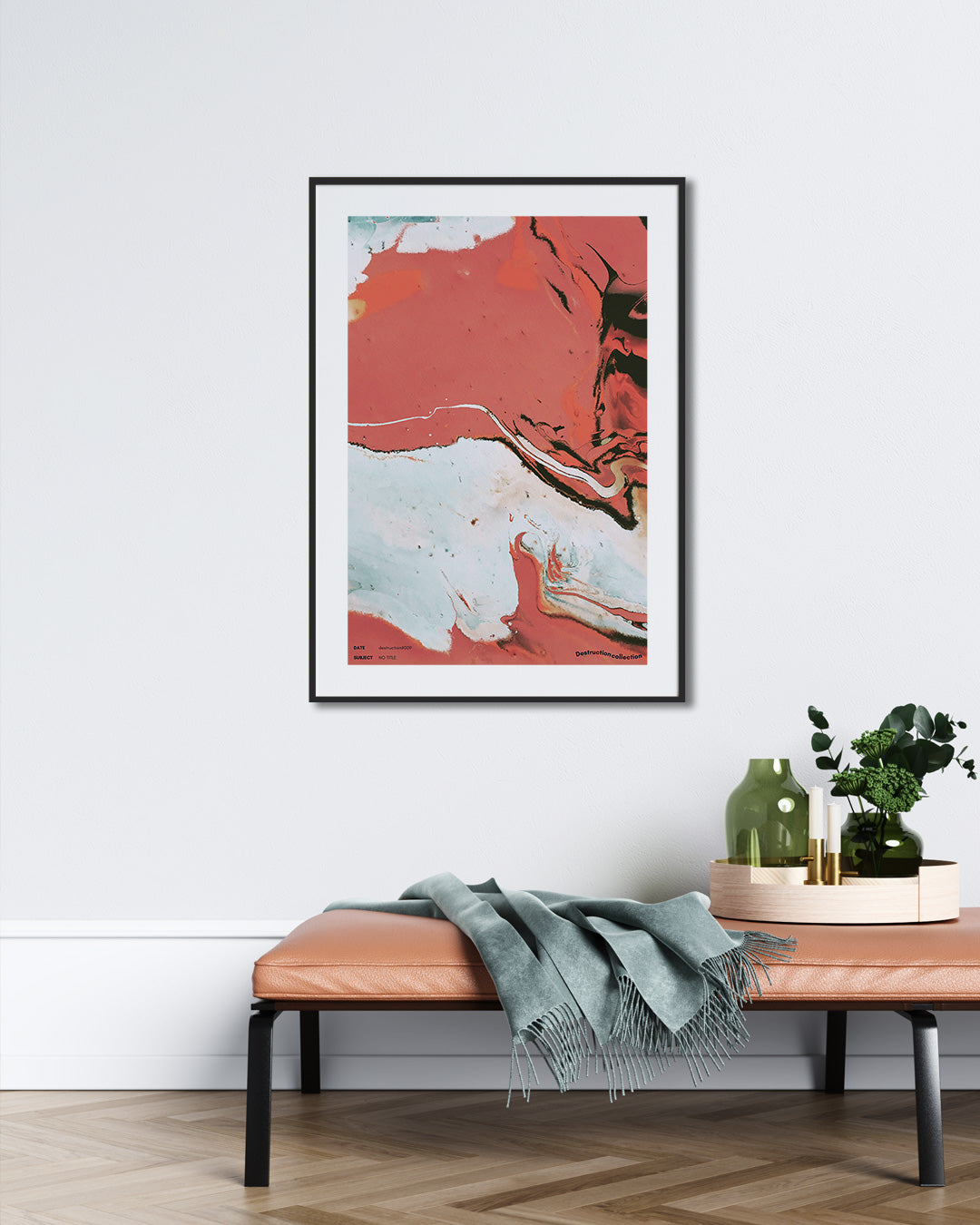 【ポスターのみ】Fluid Destruction – Abstract Flow Posterアートポスター(A2,A3)