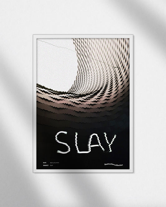 【ポスターのみ】SLAY – Digital Distortion Posterアートポスター(A2,A3)