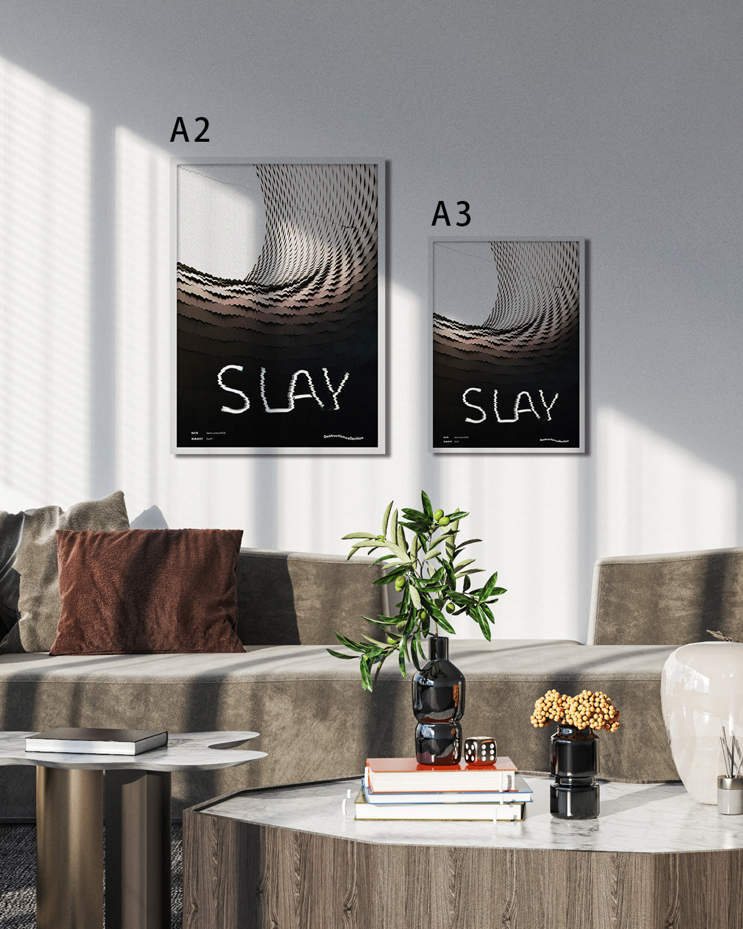 【ポスターのみ】SLAY – Digital Distortion Posterアートポスター(A2,A3)