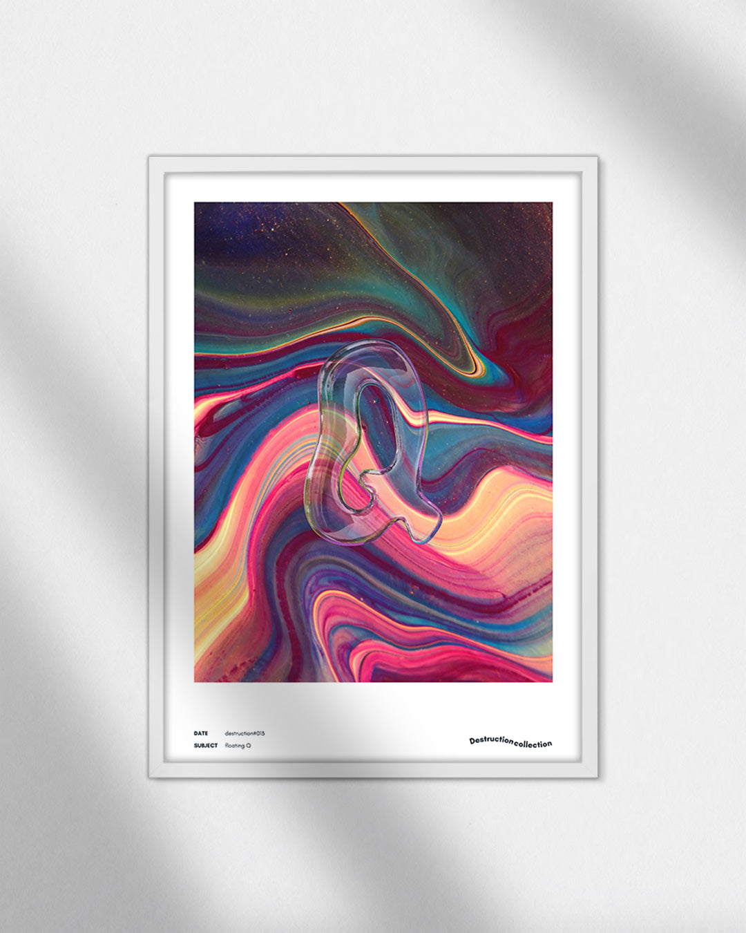 【ポスターのみ】Floating Q – Surreal Fluidity Posterアートポスター(A2,A3)
