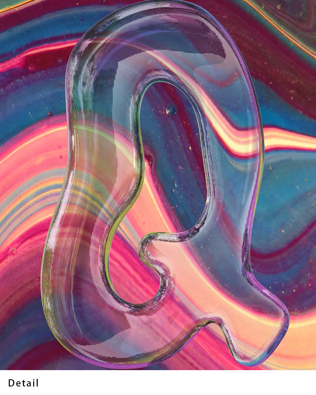 【ポスターのみ】Floating Q – Surreal Fluidity Posterアートポスター(A2,A3)