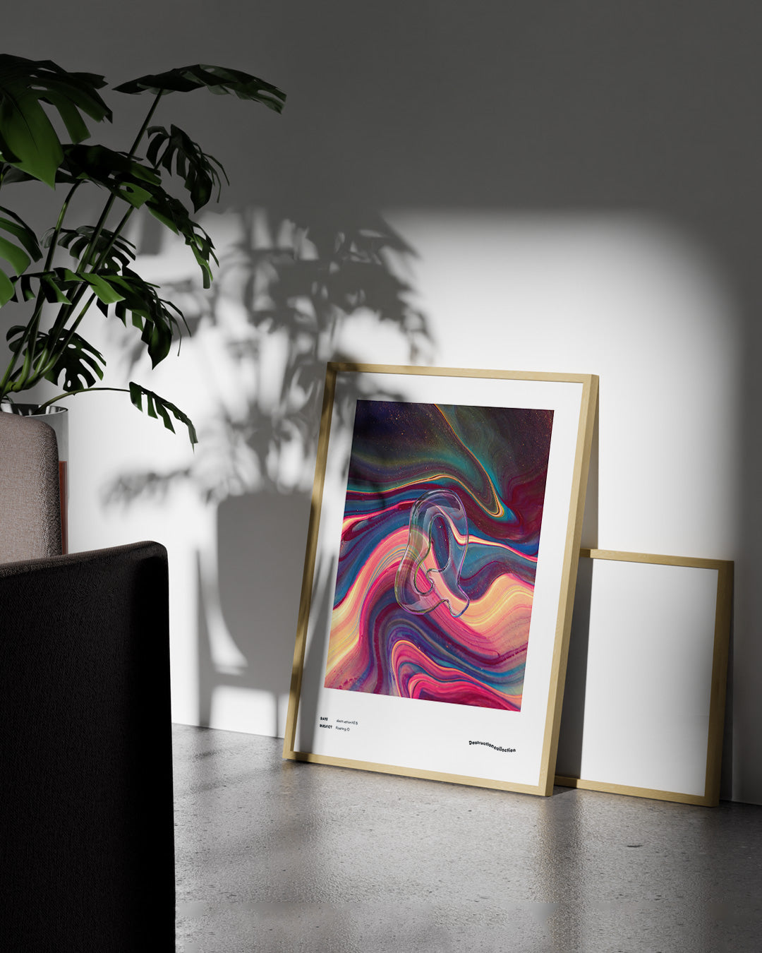 【ポスターのみ】Floating Q – Surreal Fluidity Posterアートポスター(A2,A3)